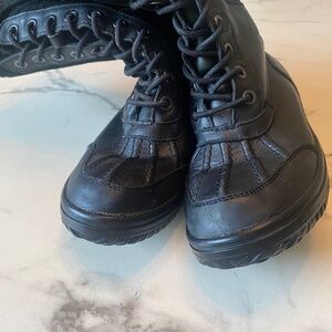 RUDSAK Leather and Suede winter boots size 6 Black